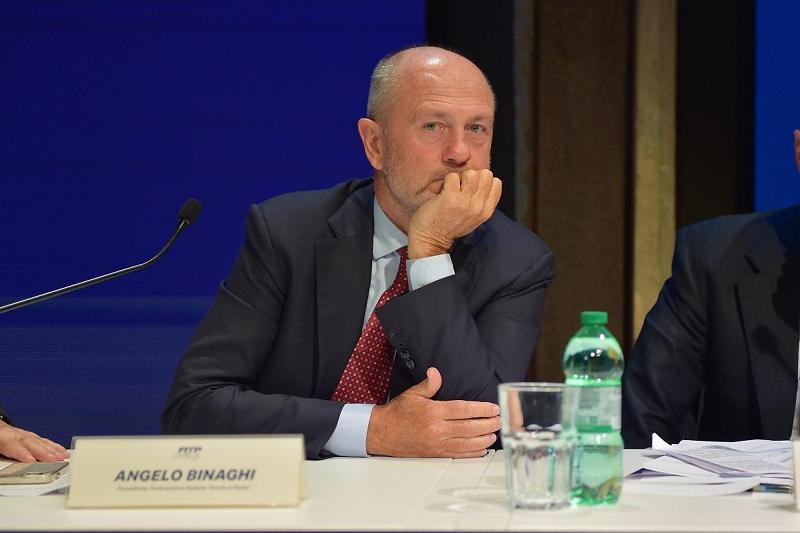 Il presidente della Federazione Italiana Tennis e Padel, Angelo Binaghi (Foto Fioriti/FITP)